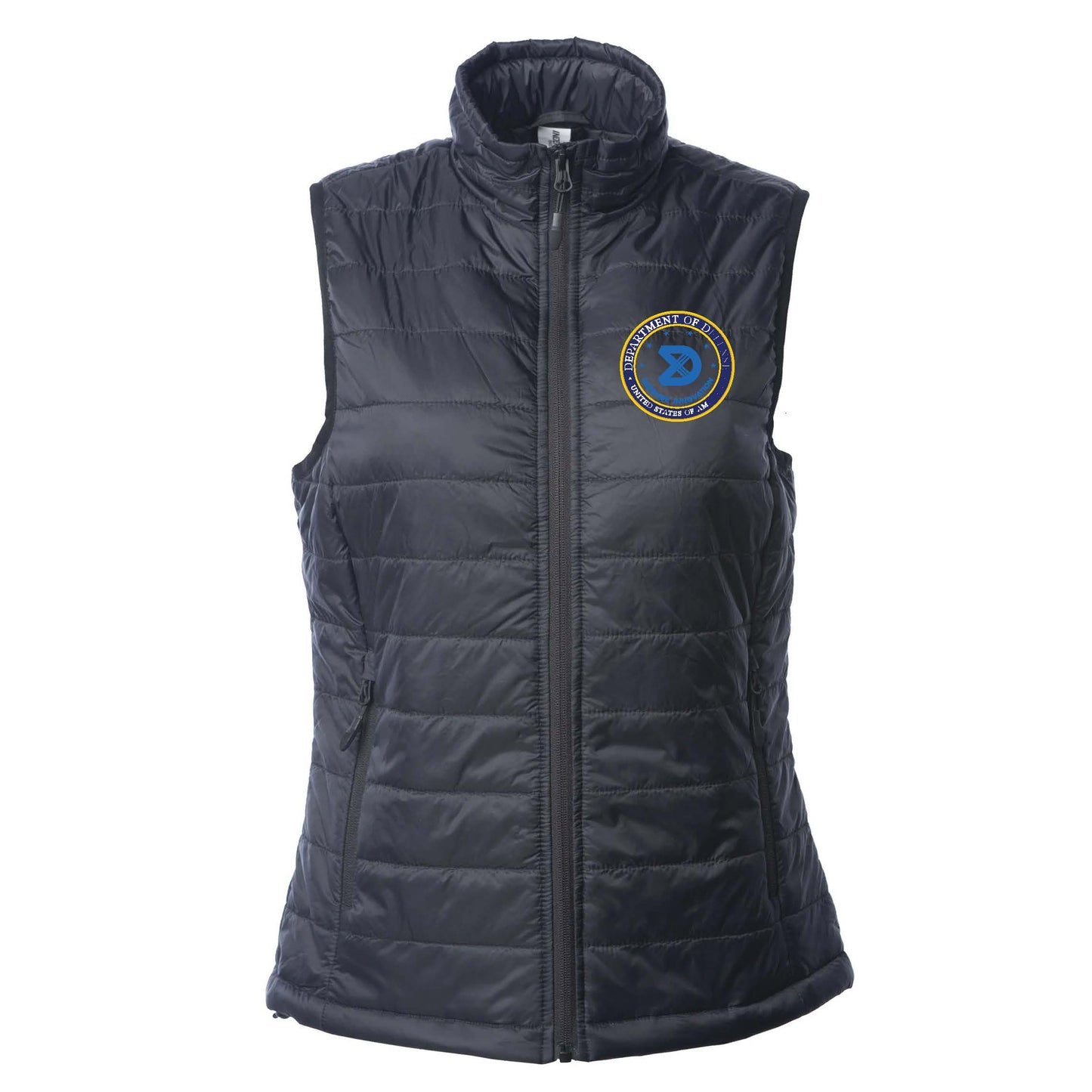 Embroidered Women's Hyper-Loft Puffy Vest