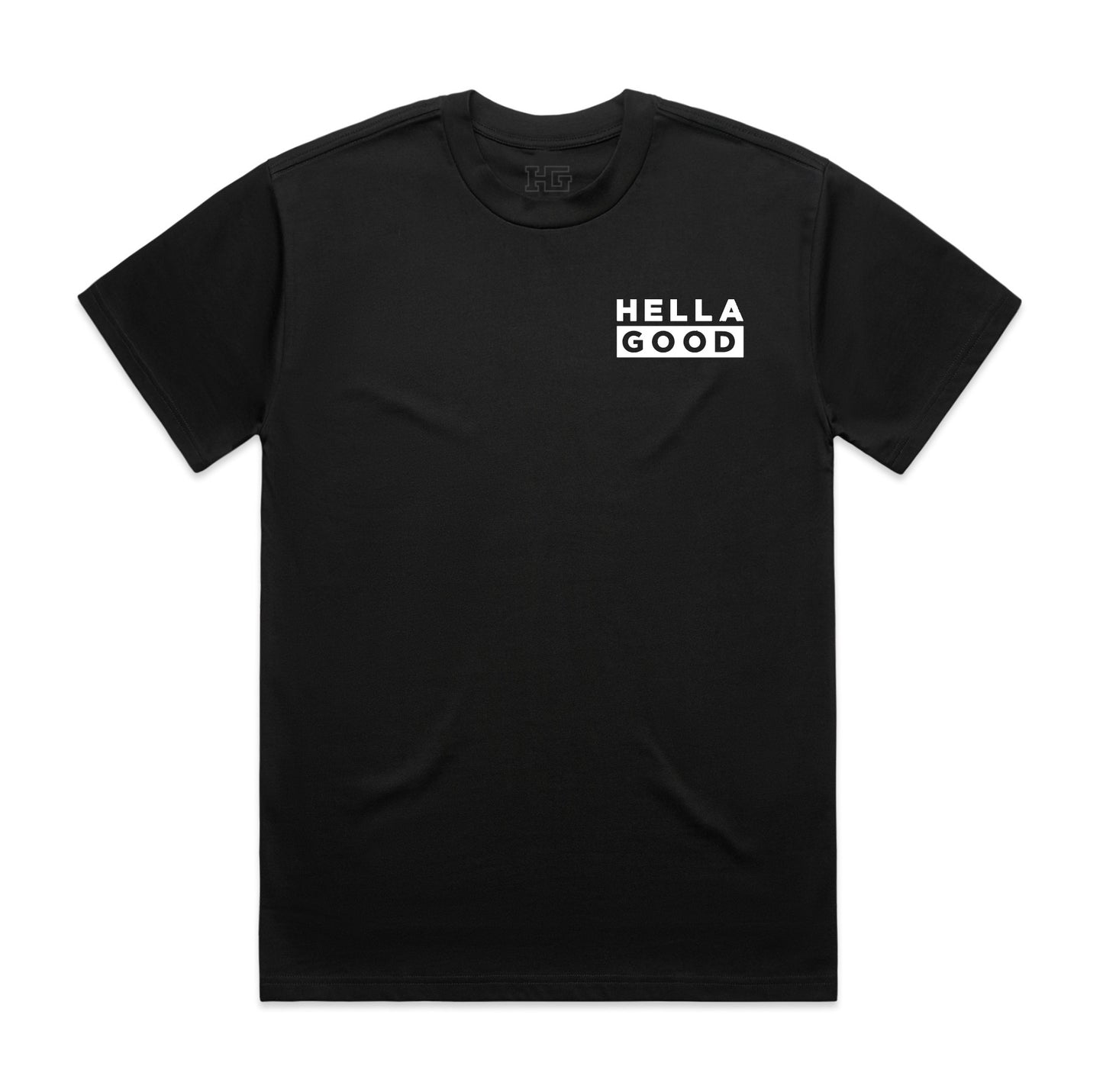 OG HG Tribal Tee “White on Black”