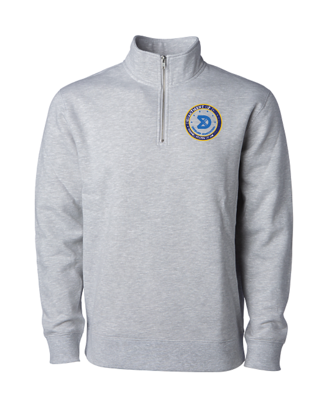 Embroidered Seal Pullover Fleece