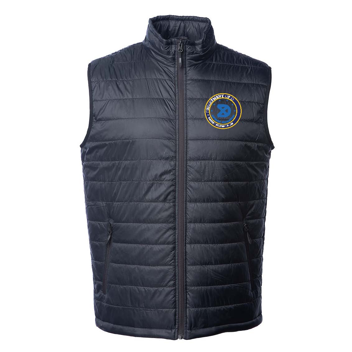 Embroidered Men's Hyper-Loft Puffy Vest