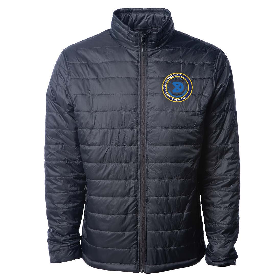Embroidered Men's Hyper-Loft Puffy Jacket