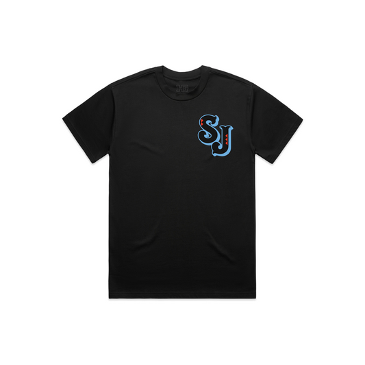 SJ Hometown Tee “Blue/Red/Black” - Available in 2 colors